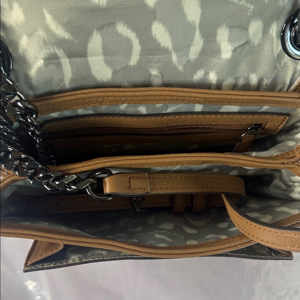 AIMEE KESTENBERG  Brown Leather Chain Strap Bag - Picture 4 of 4